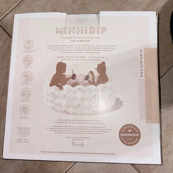 Inflatable Shell Pattern Pool - Picture 4 of 4